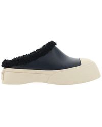 Marni - Shearling Pablo Sabots - Lyst