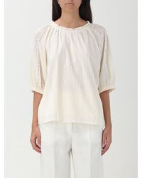 Woolrich - Embroidered Short-sleeved Blouse - Lyst
