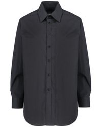MM6 by Maison Martin Margiela - Long Sleeved Buttoned Shirt - Lyst