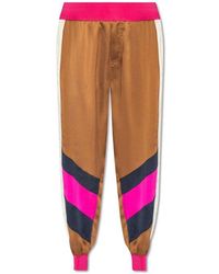 DSquared² - Rubberised-logo Elasticated Waistband Trousers - Lyst