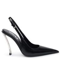 Versace - Pin Point High-heeled Slingback Pumps - Lyst