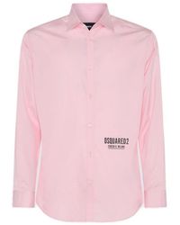 DSquared² - Long Sleeved Buttoned Shirt - Lyst