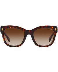 Ralph Lauren - Oval Frame Sunglasses - Lyst