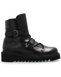Ferragamo - Lace-up Hiking Boots - Lyst