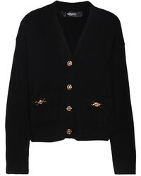 Versace - Button-up V-neck Cardigan - Lyst