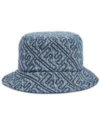 Fendi - 'ff' Denim Bucket Hat - Lyst
