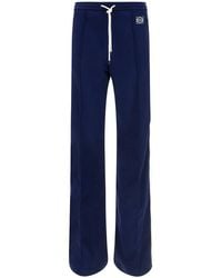 Loewe - Logo Embroidered Drawstring Track Trousers - Lyst
