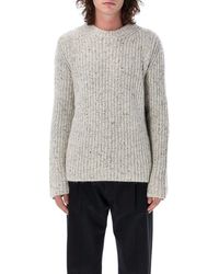 Jil Sander - Cable Knit Sweater - Lyst