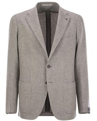 Tagliatore - Single-Breasted Tailored Blazer - Lyst