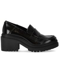 Michael Kors - Rocco Leather Moccasin With Heel - Lyst
