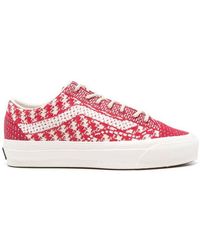Vans - Patterned-Jacquard Lace-Up Sneakers - Lyst