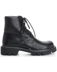 Loewe - Sierra Combat Ankle Boots - Lyst