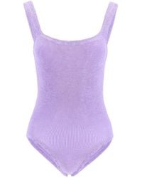 Hunza G - . Square Neck Swimsuit - Lyst