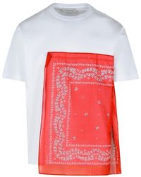 Lanvin - 'Bandana' Cotton T-Shirt - Lyst