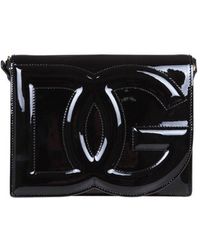Dolce & Gabbana - Patent Leather Crossbody Bag - Lyst
