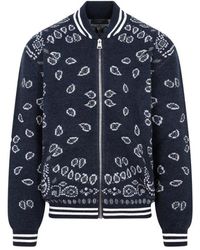 Alanui - Knitted Zipped Bomber Jacket - Lyst