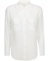 Equipment Buttoned Shirt - White