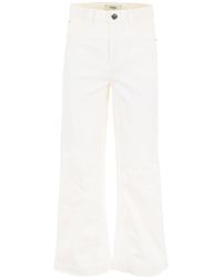 fendi white jeans