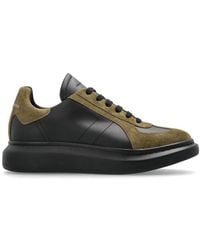 McQueen - Leather Oversized Retro Sneakers - Lyst