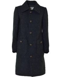 DSquared² - Single-Breasted Long-Sleeved Coat - Lyst