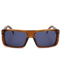 David Beckham - Rectangular Lens Full Rim Sunglasses - Lyst