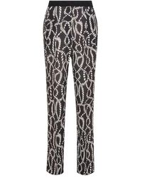 Seventy - Double Darts Printed Long Stretch Pants - Lyst