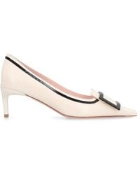 Roger Vivier - Viv Canard Leather Pumps - Lyst