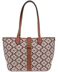 Kate Spade - Spade Flower Jacquard Top Handle Bag - Lyst