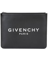Givenchy - Large Logo Print Pouch - Lyst