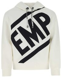emporio armani hoodie white