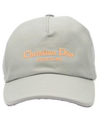 Dior - Logo Embroidered Couture Cap - Lyst