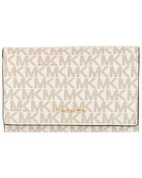 MICHAEL Michael Kors - Logo Lettering Long Wallet - Lyst