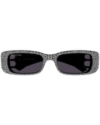 Balenciaga - Rectangular Frame Sunglasses - Lyst