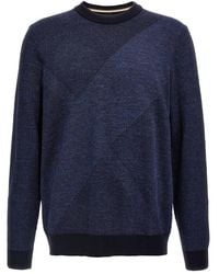 BOSS - Crewneck Knitted Jumper - Lyst