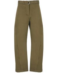 MSGM - Trousers Green - Lyst