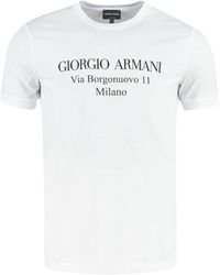 Giorgio Armani T-shirts for Men - Up to 66% off at Lyst.com