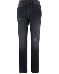 Missoni - Classic Distressed Straight-leg Jeans - Lyst