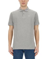 Barbour - Polo With Logo - Lyst