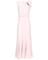 Roland Mouret - Long Crepe Dress - Lyst