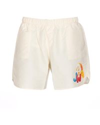 JW Anderson - Jwa Orange Printed Swim Shorts - Lyst