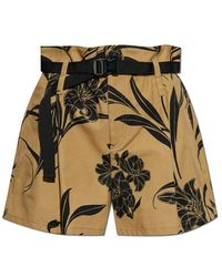 Moncler - Printed Shorts - Lyst