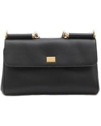 Dolce & Gabbana - Logo Plaque Medium Sicily Handbag - Lyst