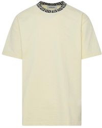 Ambush Ivory Cotton Monogram T-shirt - Multicolour