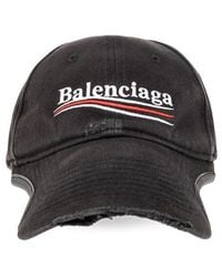 Balenciaga - Political Cotton Baseball Cap - Lyst