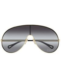 Chloé - Aly Shield Frame Sunglasses - Lyst