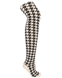 Burberry - Houndstooth Tights, - Lyst