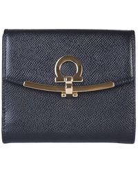 Ferragamo - Black Wallet - Lyst