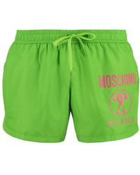 Moschino - Logo Print Swim Shorts - Lyst