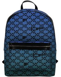 Off-White c/o Virgil Abloh Arrows-motif Zip-fastening Backpack - Blue