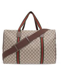 Gucci - Web Detailed Maxi Duffle Bag - Lyst